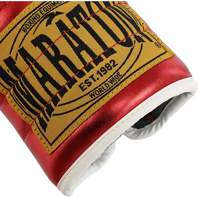 Перчатки для бокса кожа MARATON BO-0287 (Синий)