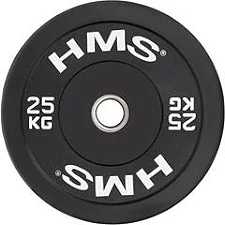 Диск олимпийский HMS BBR25 25 кг черный