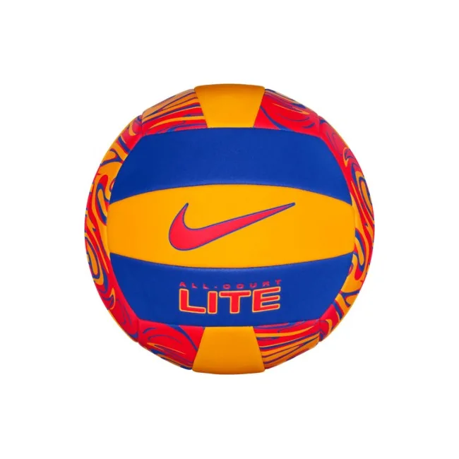 Волейбольный мяч NIKE ALL COURT LITE VOLLEYBALL DEFLATED ORANGE/HYPER ROYAL/BRIGHT CRIMSON size 5