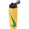 Бутылка NIKE REFUEL BOTTLE LOCKING LID 24 OZ желтый, зеленый 709 мл