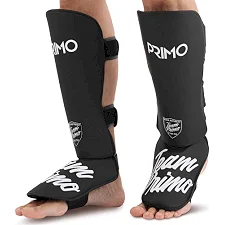 Защитные накладки на ноги Муай Тай, ММА, Кикбоксинг PRIMO REXION FAIRTEX BO-0284 (Черный)