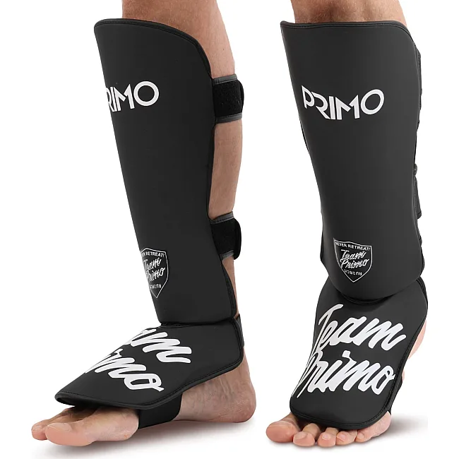 Защитные накладки на ноги Муай Тай, ММА, Кикбоксинг PRIMO REXION FAIRTEX BO-0284 (Черный)
