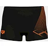 Плавки-шорты для мальчиков Arena BRIGHT SWIM SHORT черный, оранжевый (для детей)