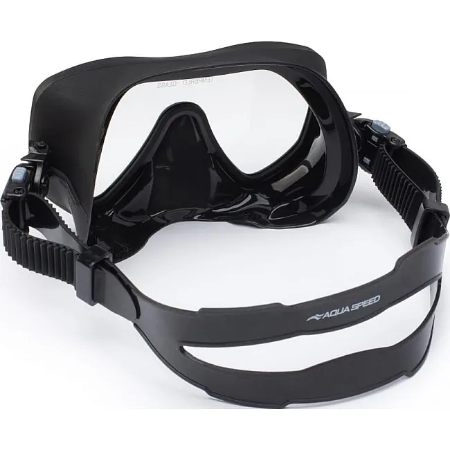 Маска для дайвинга Aqua Speed MANTA 63099 черный One Size