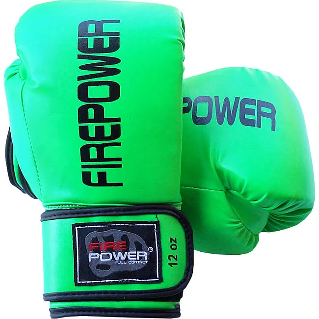 Боксерские перчатки FirePower FPBGА11 Салатовые
