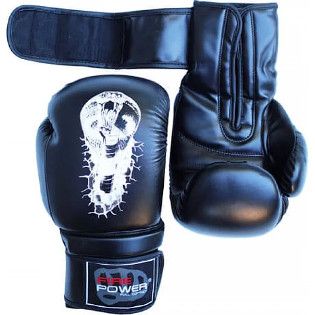 Боксерские перчатки FirePower FPBGA5 Cobra Черные
