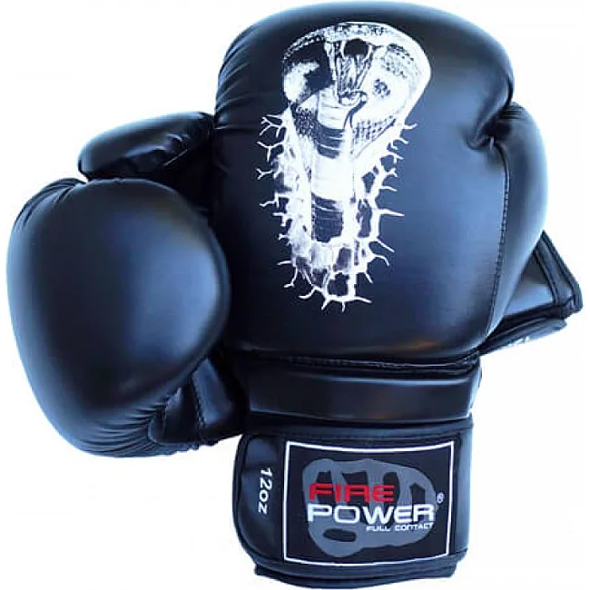 Боксерские перчатки FirePower FPBGA5 Cobra Черные