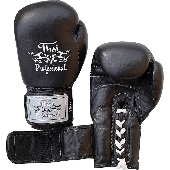 Боксерские перчатки Thai Professional BG5VL Черные