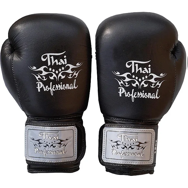 Боксерские перчатки Thai Professional BG5VL Черные