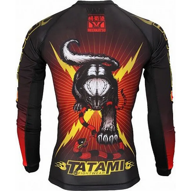Рашгард с длинным рукавом Tatami Fightwear Honey Badger V3 Принт