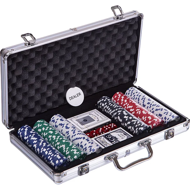 Набор для покера в алюминиевом кейсе Poker game set SP-SPORT
 IG-2114 300 фишек