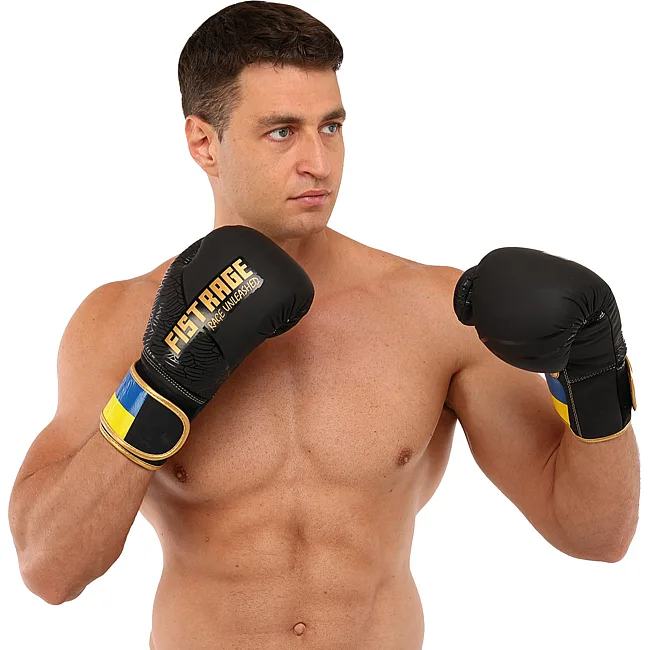 Перчатки для бокса


 кожаные FISTRAGE UKRAINE VL-5562 (Черный)