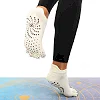 Носки для йоги и пилатеса с закрытыми пальцами нескользящие BLOOM YOGA SOCKS LB7081 (Белый)