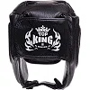 Шлем для бокса открытый кожаный TOP KING Super TKHGSC (Красный)