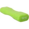 Гантель для фитнеса неопреновая MDbuddy TA-5322-1 1шт 1кг (Салатовый)