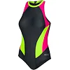 Купальник закрытый для женщин Aqua Speed NINA 60929 черный, малиновый, салатовый