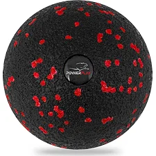 Масажний м'яч PowerPlay PP-4350 Epp Massage Ball (d8) Чорно/Червоний