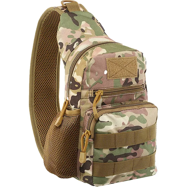Сумка-слинг тактическая MILITARY RANGERS ZK-9102 28x16x10см 5л (Хаки)