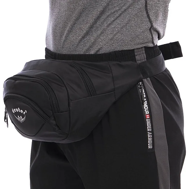 Сумка на пояс через плечо бананка DEUTER
 1029B (Черный)