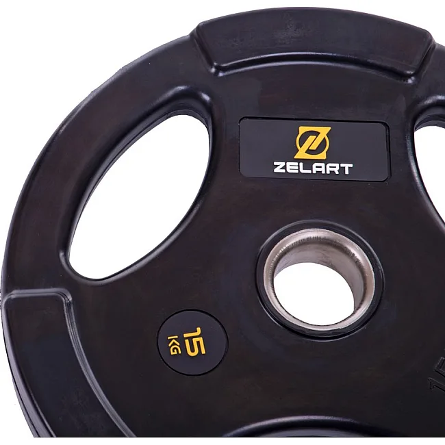 Блин для штанги обрезиненный
 ZELART
 TA-2673-15 51мм 15кг