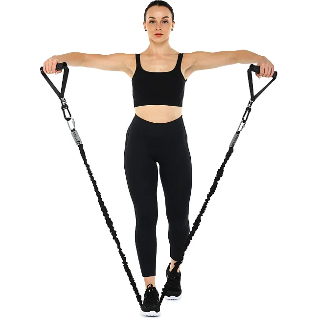 Ручки с карабинами для эспандеров резинок и тренажеров FIT HOOK
 EZOUS F-05 2шт
