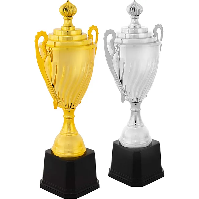 Спортивний кубок нагородний SP-SPORT Goblet 140 смF 27,5 см (Срібний)