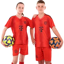 Футбольна форма дитяча із символікою клубу BAYERN MUNCHEN домашня 2025 SP-SPORT CO-4732 20-28 (Червоний)