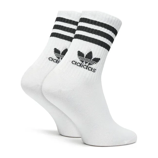 Шкарпетки Adidas CREW SOCK 3STR білий сірий, чорний