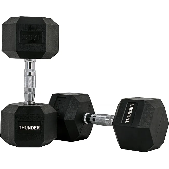 Гантель шестигранная THUNDER 17,5 кг (1шт)