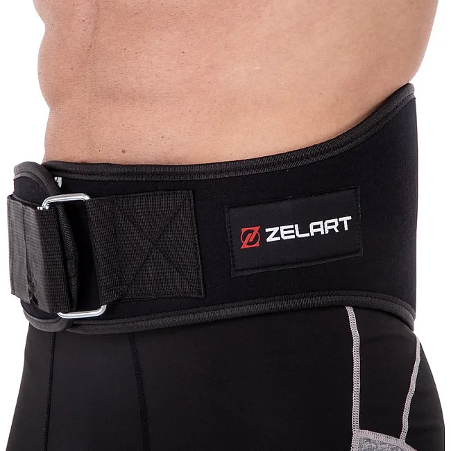 Пояс атлетический текстильный ZELART
 SB-165406 спинка-19см