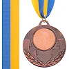 Медаль спортивна зі стрічкою тематична SP-SPORT AIM Велогонки C-4846-0036 ø5см (Бронзовий)