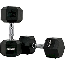 Гантель шестигранная THUNDER 17,5 кг (1шт)