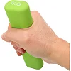 Гантель для фитнеса неопреновая MDbuddy TA-5322-1 1шт 1кг (Салатовый)