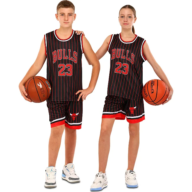 Детская баскетбольная форма
 NBA клуб Chicago Bulls 23 BA-6603 (Черный-красный)