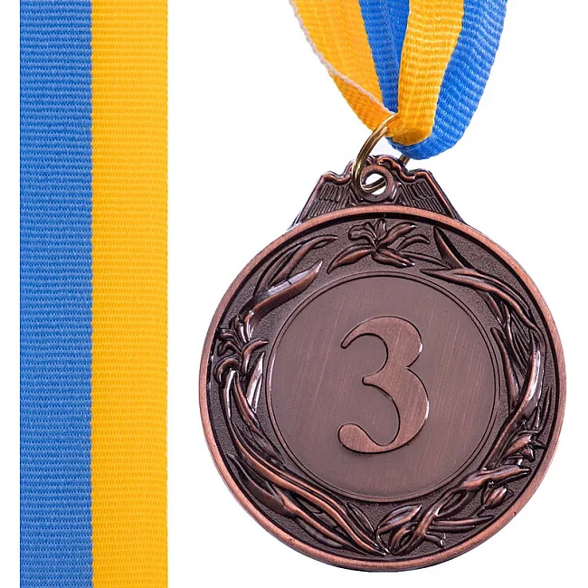 Медаль спортивная с лентой SP-SPORT
 GLORY C-3969 ø5см (Золотой)