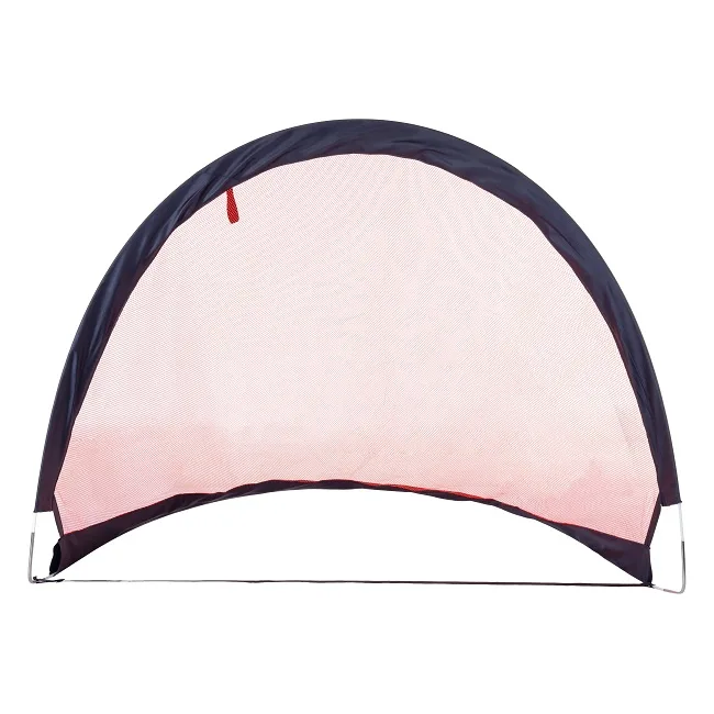 Ворота футбольные Pure2Improve POP-UP 120 x 86 см, черно-красные