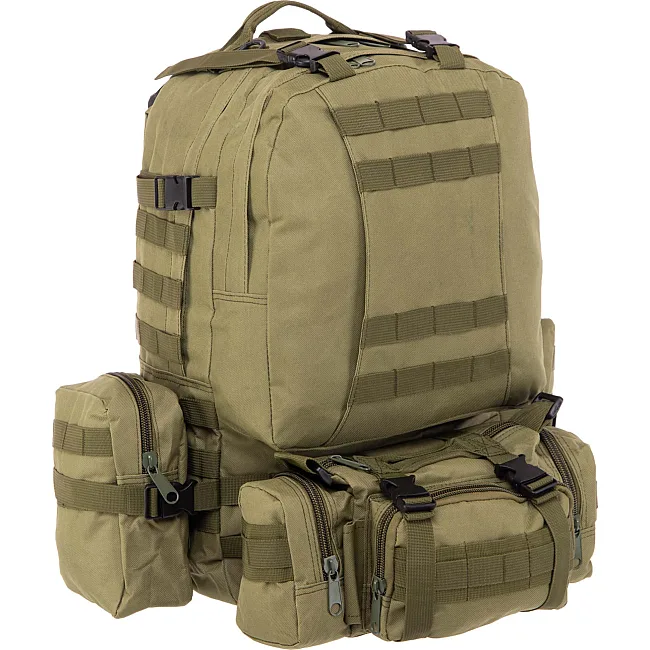 Штурмовой тактический рюкзак трехдневный SP-SPORT ZK-5504 48x31x20 30л (Оливковый)