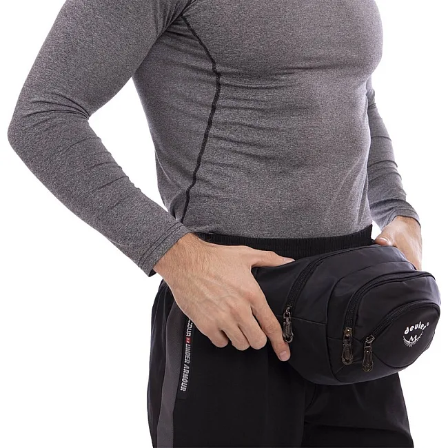 Сумка на пояс через плечо бананка DEUTER
 1029B (Черный)