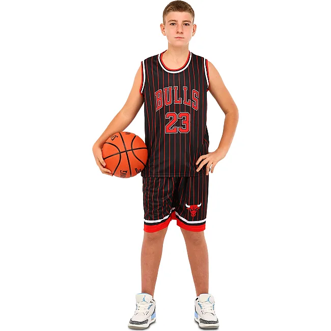 Детская баскетбольная форма
 NBA клуб Chicago Bulls 23 BA-6603 (Черный-красный)