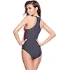 Купальник закрытый для женщин Aqua Speed NINA 60929 черный, малиновый, салатовый