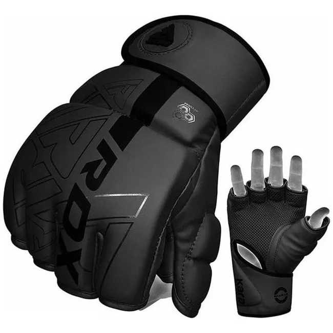 Перчатки ММА RDX F6 KARA Matte Black