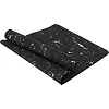 Килимок для йоги та фітнесу TPE SP-SPORT FI-3537 183x61x0,6см (Чорний-білий)