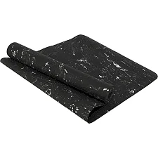 Коврик для йоги и фитнеса TPE SP-SPORT FI-3537 183x61x0,6см (Черный-белый)