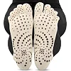 Носки для йоги и пилатеса с закрытыми пальцами нескользящие BLOOM YOGA SOCKS LB7081 (Белый)