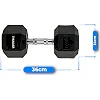 Гантель шестигранная THUNDER 17,5 кг (1шт)