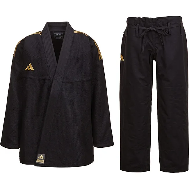 Кимоно для джиу-джитсу ChaIIenge | черный/золотой | ADIDAS JJ350_2_0_P BL
