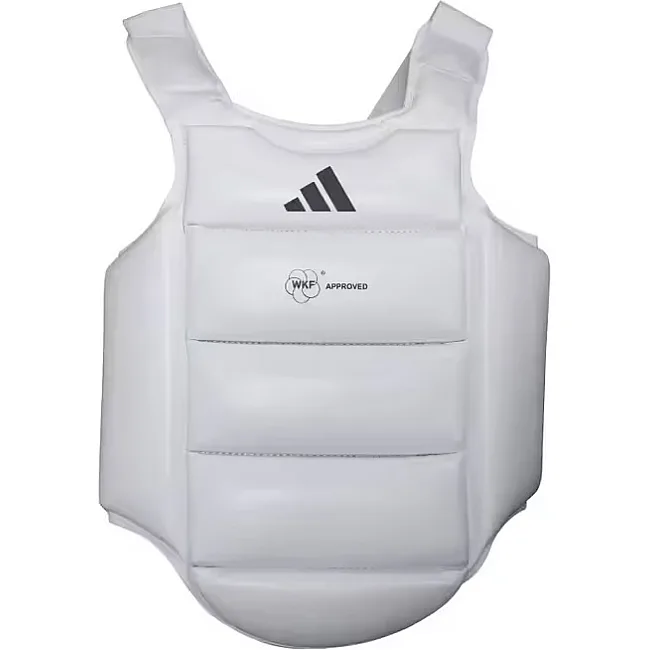 Защита туловища для детей с лицензией WKF | белый | Adidas AdiBPKID