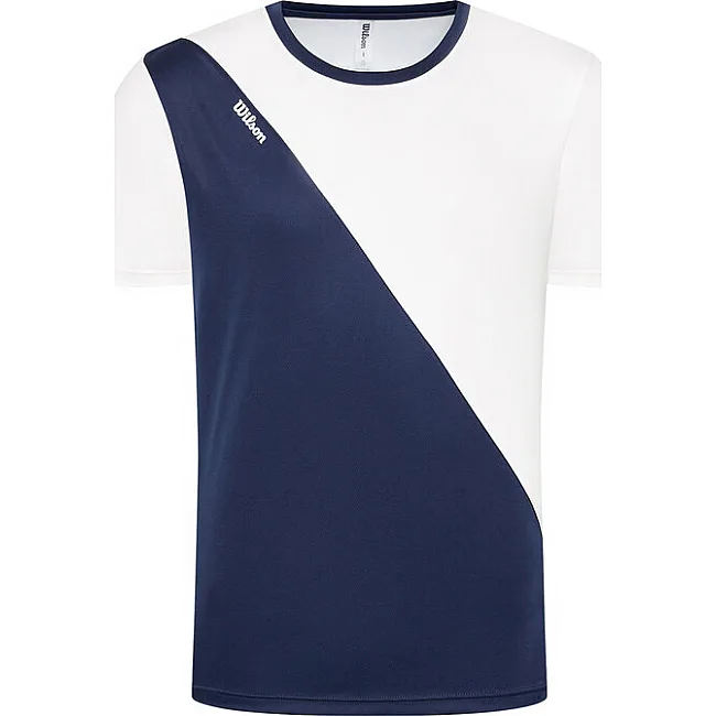 Футболка чоловіча Wilson TEAM II CREW white-navy