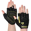 Тренировочные перчатки для фитнеса HARD TOUCH FG-9499 (Черный-желтый)