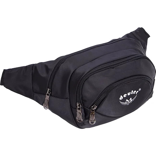 Сумка на пояс через плечо бананка DEUTER
 1029B (Черный)